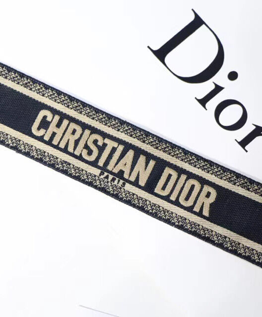 Christian Dior Wide shoulder strap Black